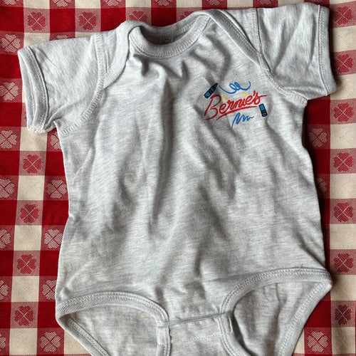 Bernie's Baby Onesie, Light Heather Grey